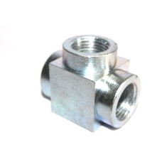 MS Tee Hydraulic Adapter Female Thread.